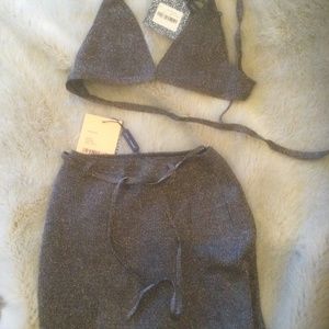 Paloma Wool Metallic skirt